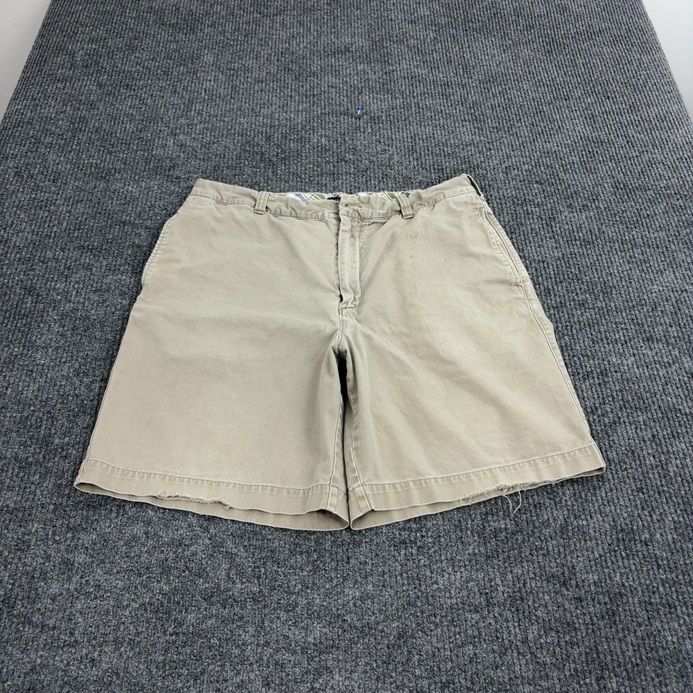 J Crew Shorts Mens 38 Khaki Cotton Chino Casual Preppy Classic Summer